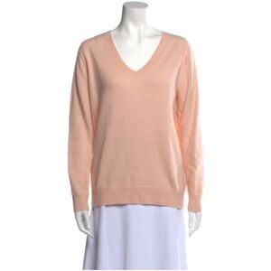 Vince Relaxed V Neck Pullover Cashmere Sweater